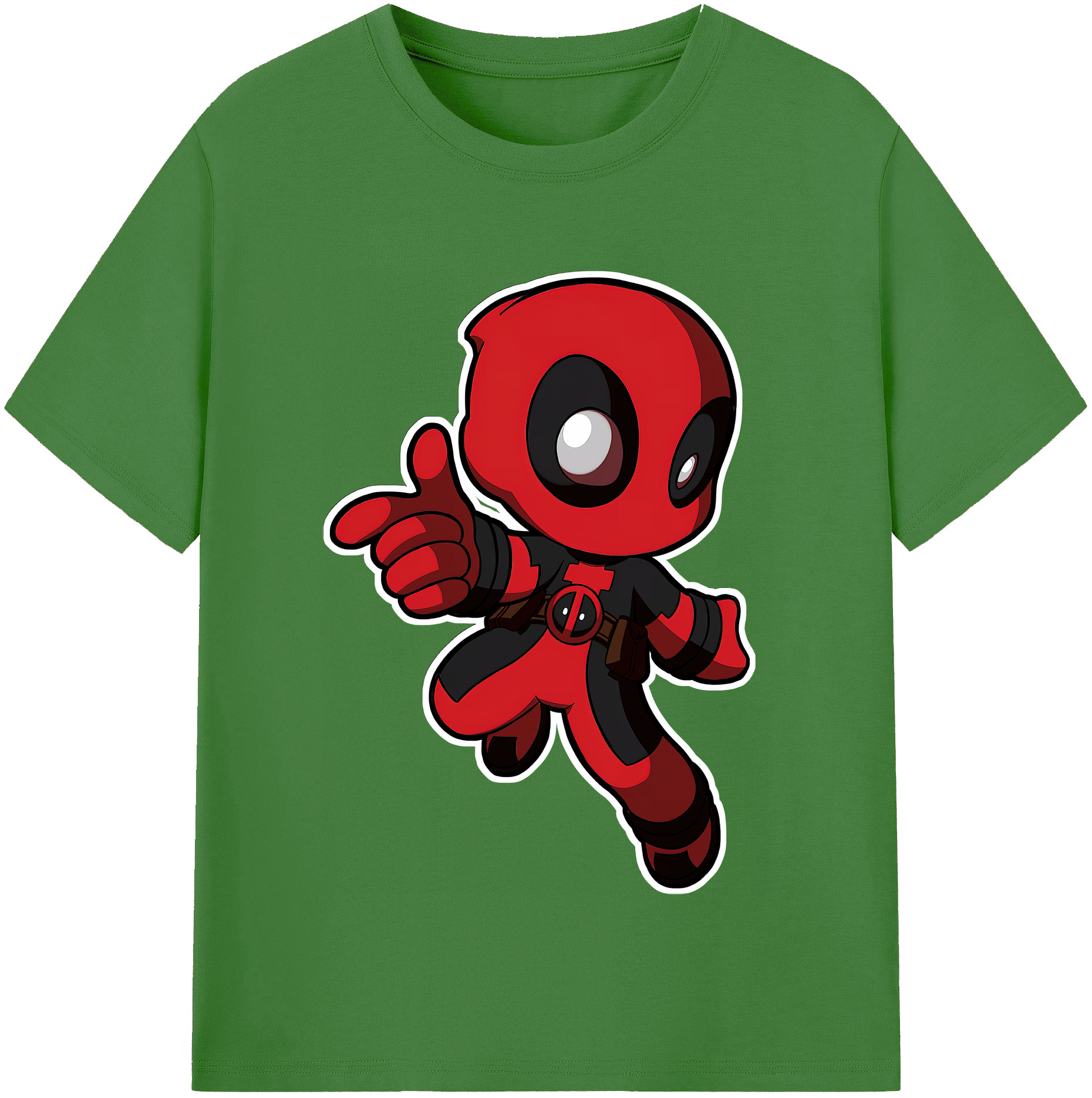 （画像用） Deadpool デッドプール レディースカジュアルプリントTシャツ（綿100％）